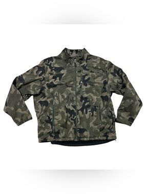 Free Tech Softshell Jacket Men's Size 2XL - Fleece Lined Camouflage Camo Print